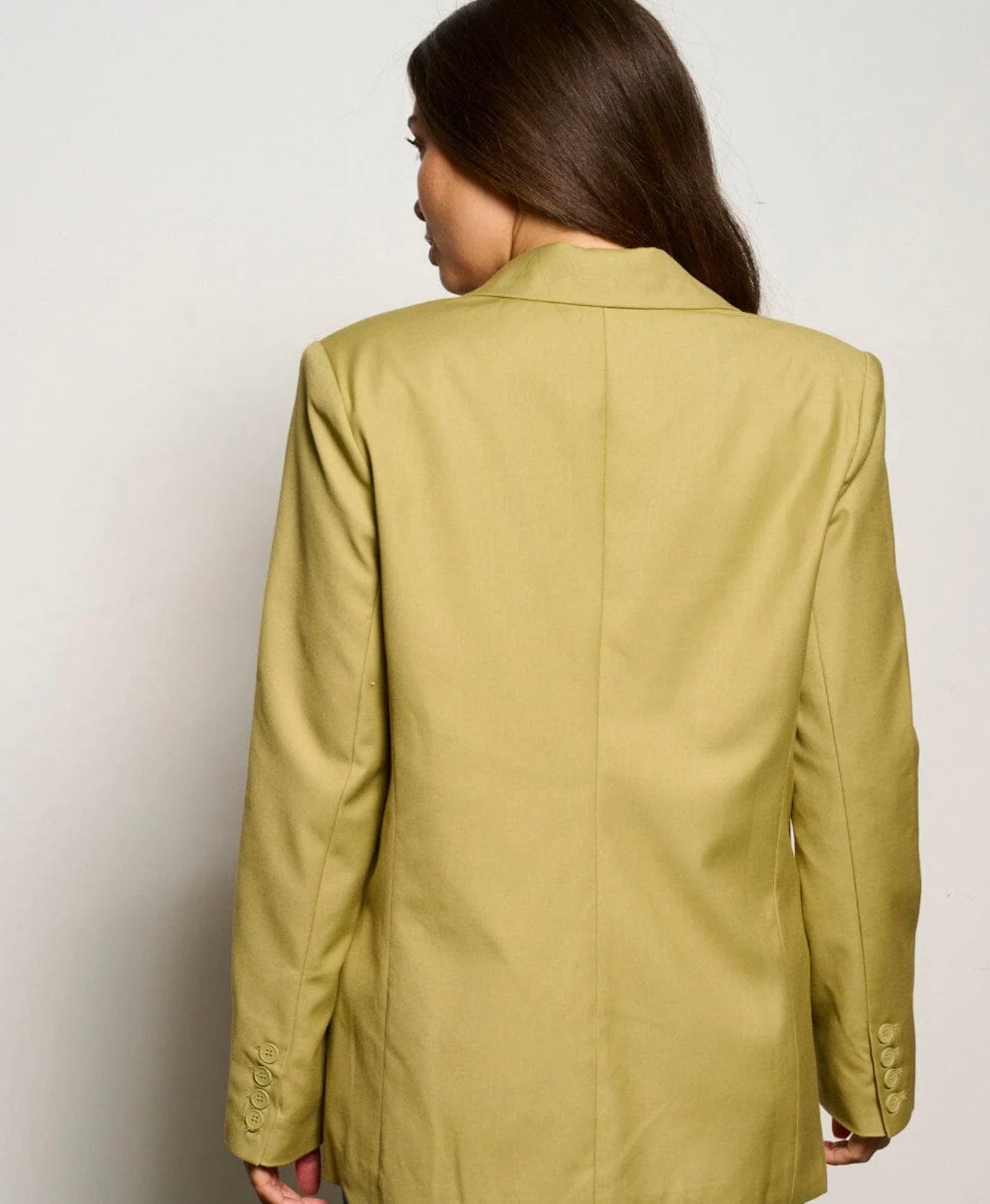 Long sleeve strip blazer