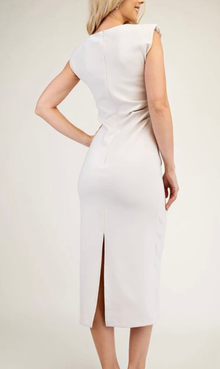 White Midi Dress