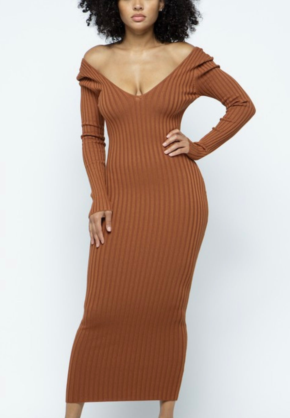 off the Shoulder Maxi Dress